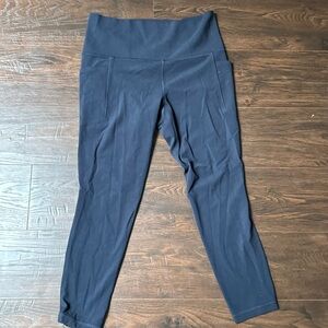 Navy High-Waisted Leggings athleta